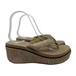 Volatile Island Platform Wedge Sandal Women's Size 8